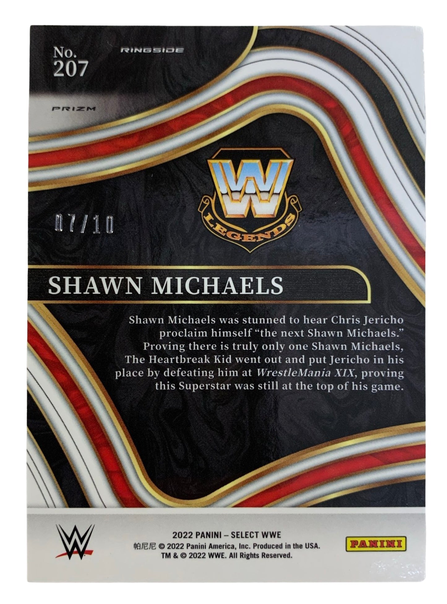 Shawn Michaels Gold Shimmer 7/10