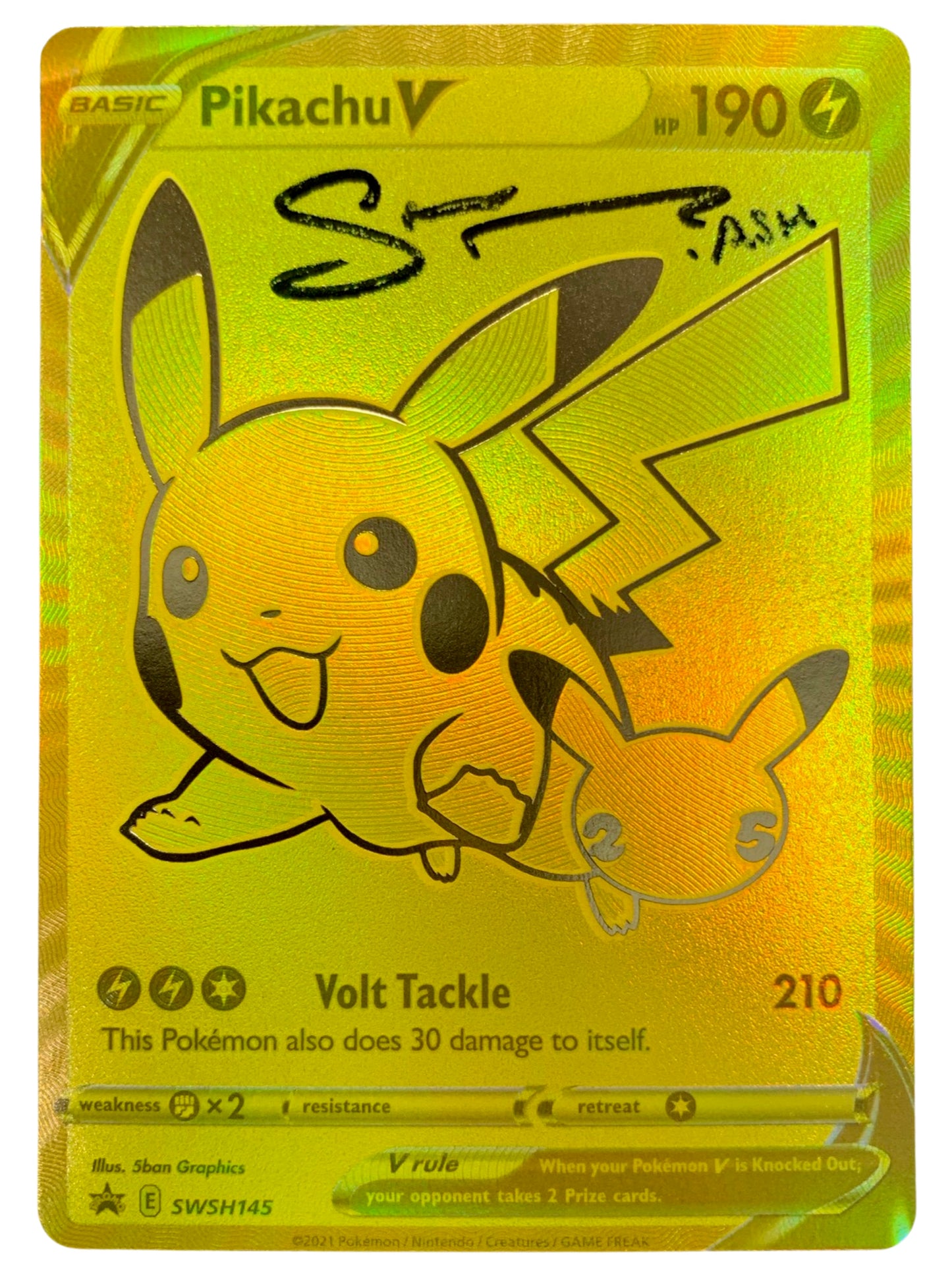 Pikachu Celebrations Promo Signed by Sarah Natochenny