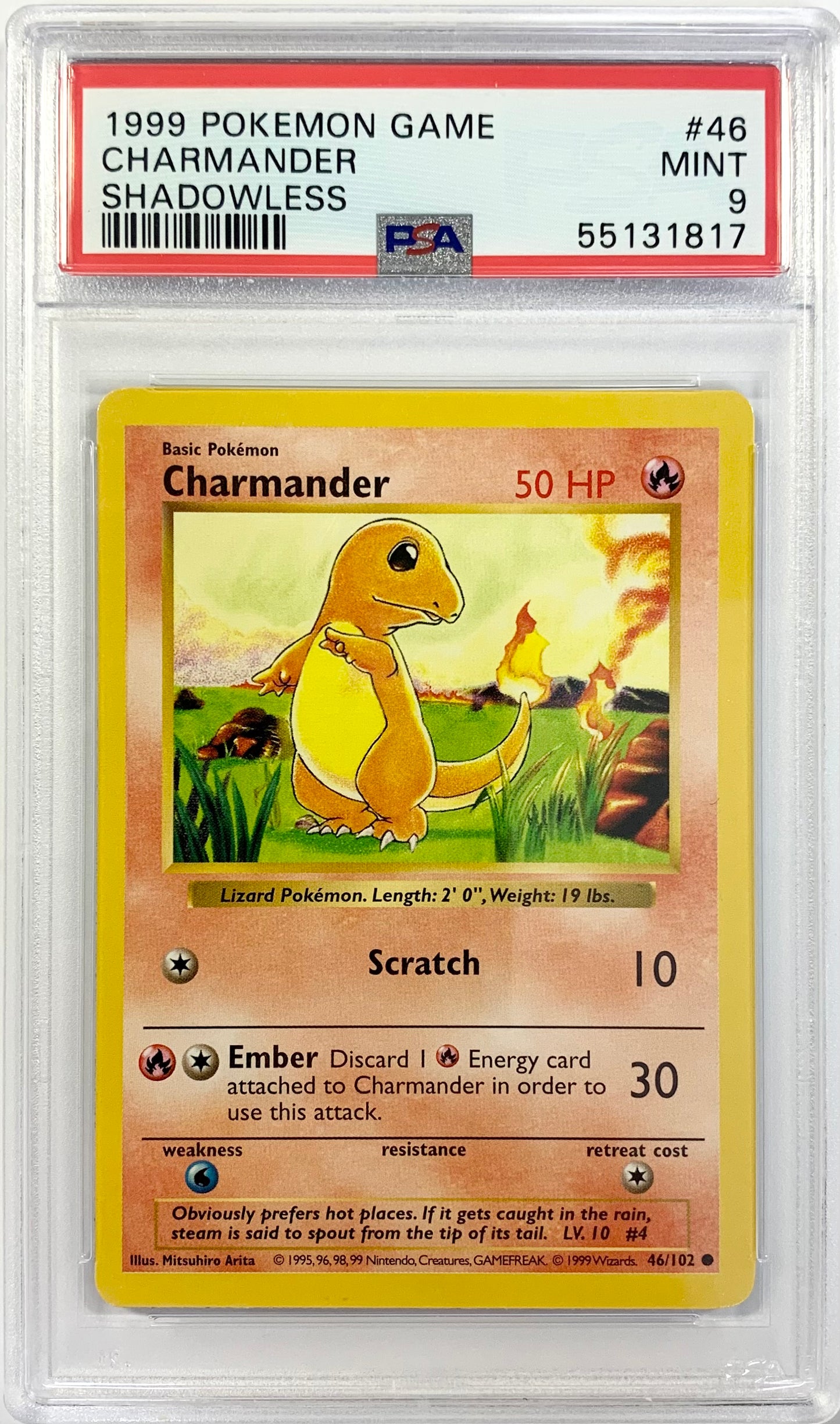 Charmander Shadowless