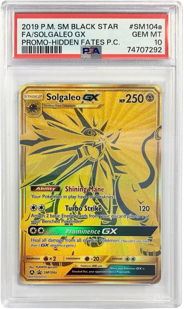 Gold Solgaleo GX